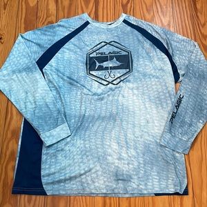 Pelagic VaporTek Fishing Shirt size Lg